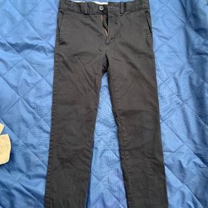 Crew cuts black chinos